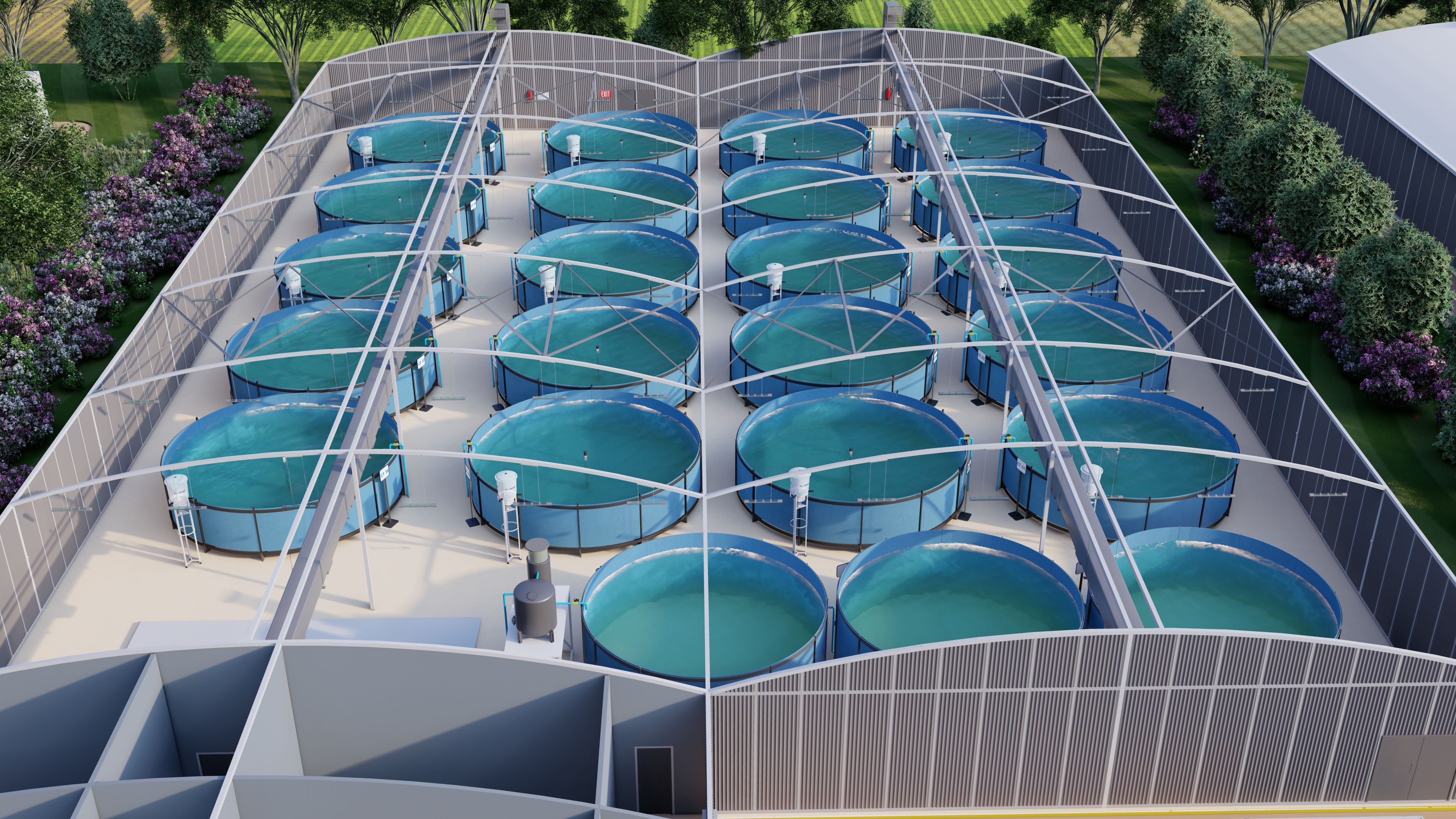 Eco BlueHouse Land-Based Precision RAS Facility