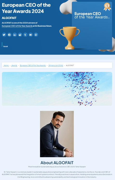 European CEO of the Year Award